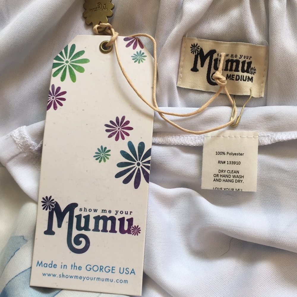 NWT Show Me Your Mumu Sirene Maxi Dress - in Blue Me Away - Picture 10 of 12